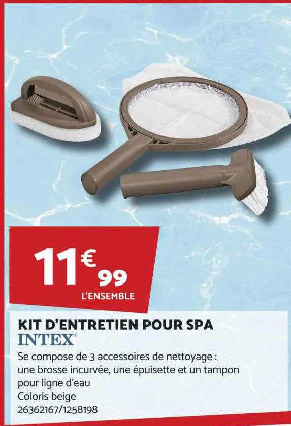 kit d'entretien pour spa intex
