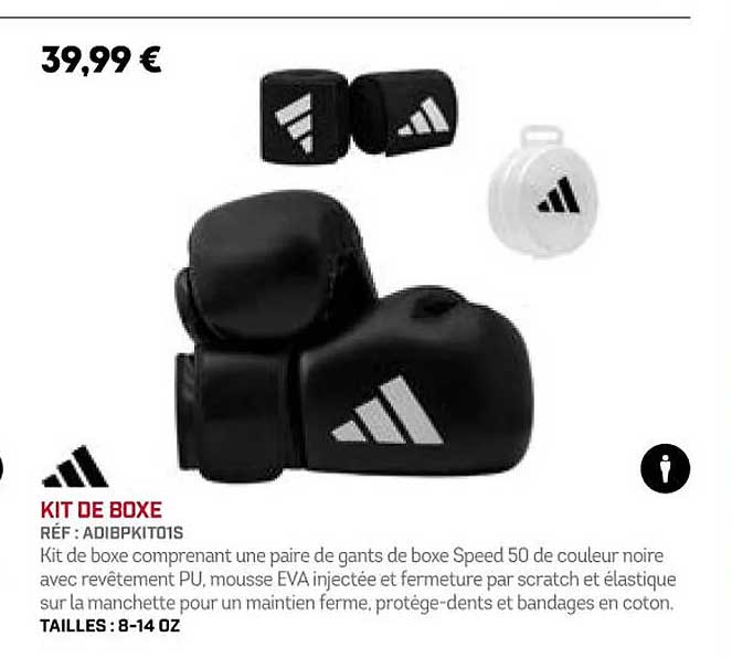 kit de boxe adidas