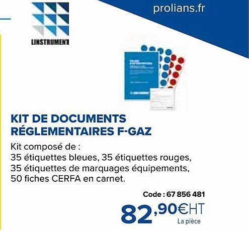 kit de documents réglementaires f-gaz