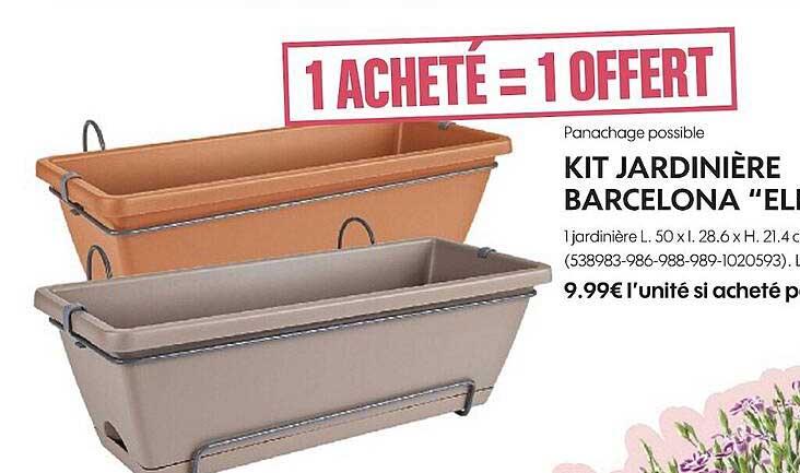 Kit Jardinière Barcelona
