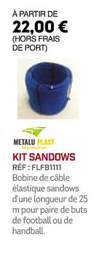 kit sandows metalu plast