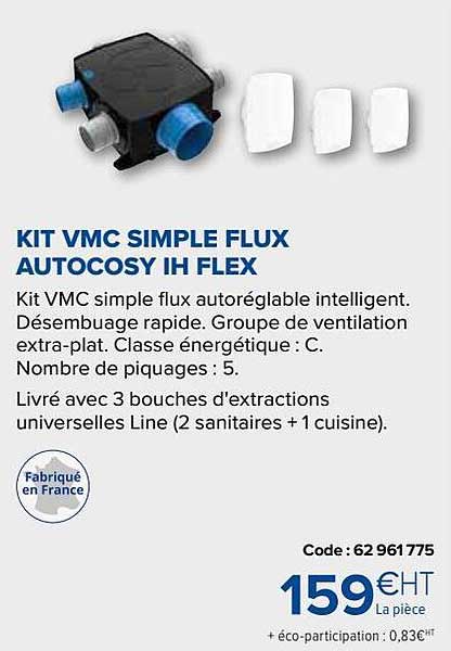 kit vmc simple flux autocosy ih flex