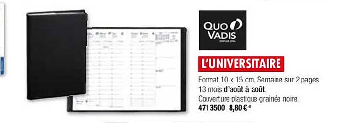 l'universitaire quo vadis