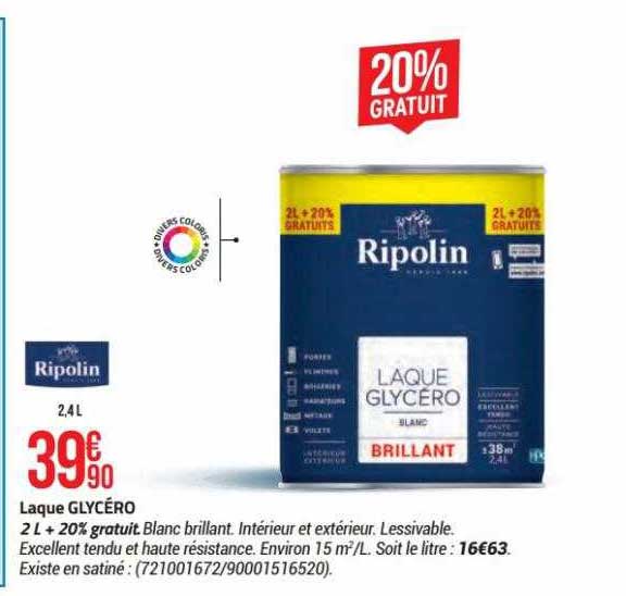 laque glycéro ripolin