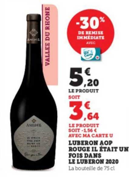 luberon aop rouge il était une fois dans le luberon 2020