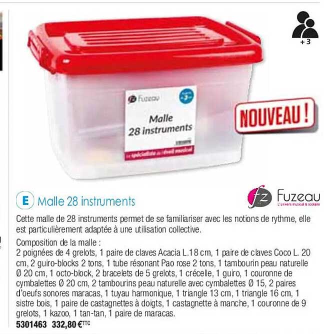 malle 28 instruments fuzeau