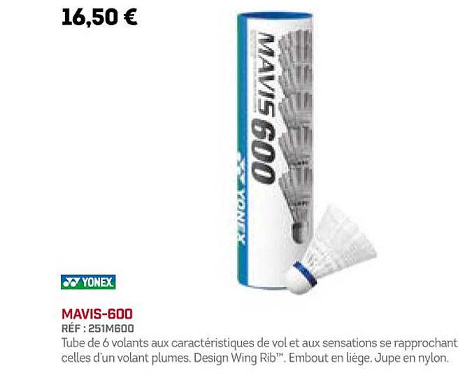Mavis-600 Yonex