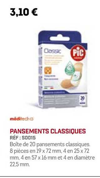 méditech pansements classiques