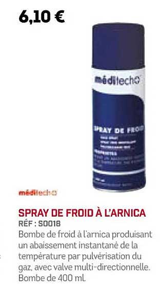Méditech Spray De Froid à L'arnica