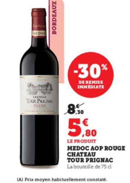 Medoc Aop Rouge Château Tour Prignac