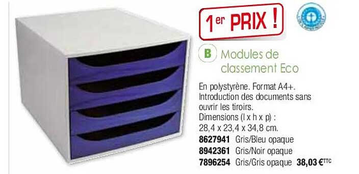 modules de classement eco