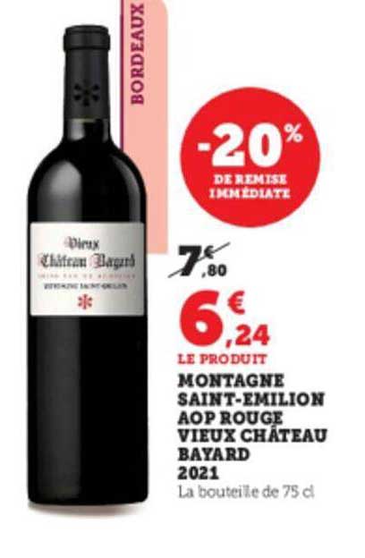 montagne saint-émilion aop rouge vieux château bayard