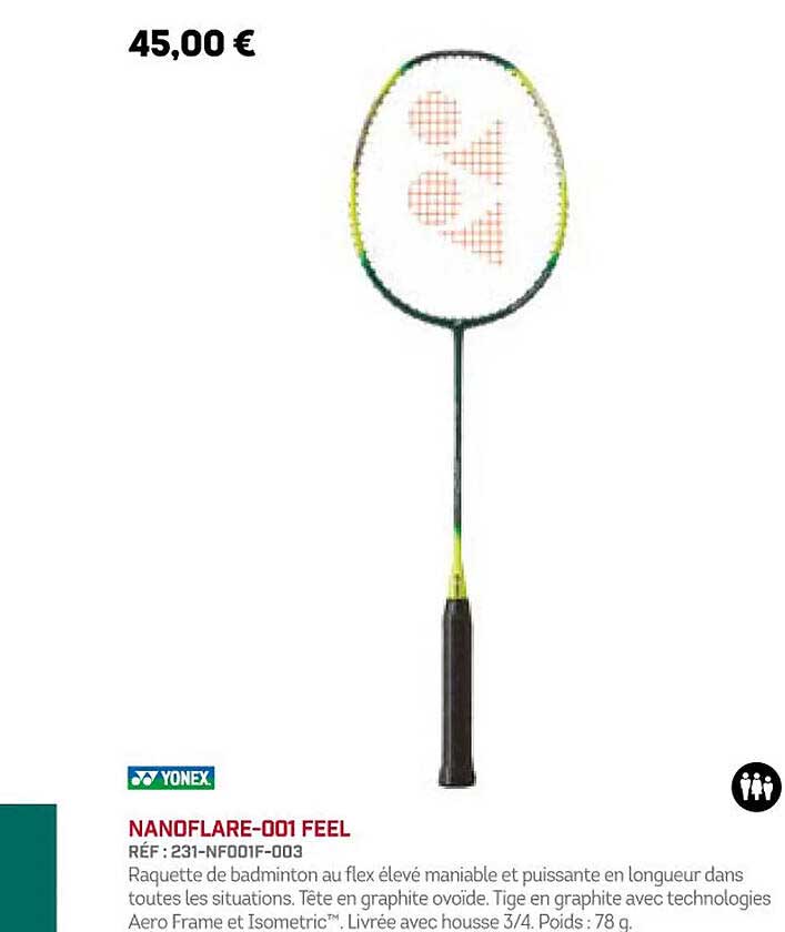 nanoflare-001 feel yonex