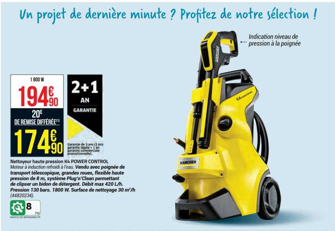 nettoyeur haute pression k4 power control kärcher