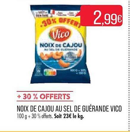 Noix De Cajou Au Sel De Guérande Vico