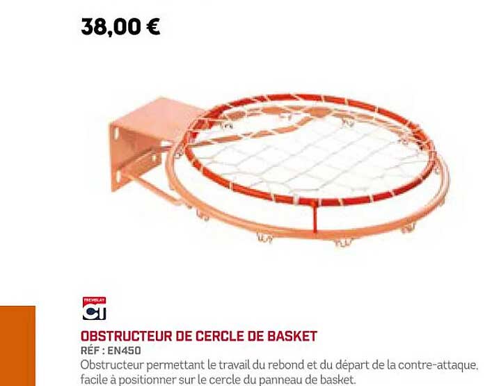 obstructeur de cercle de basket