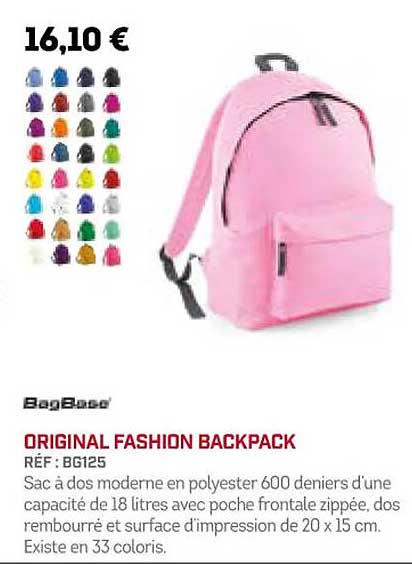 Original Fashion Backpack BagBase