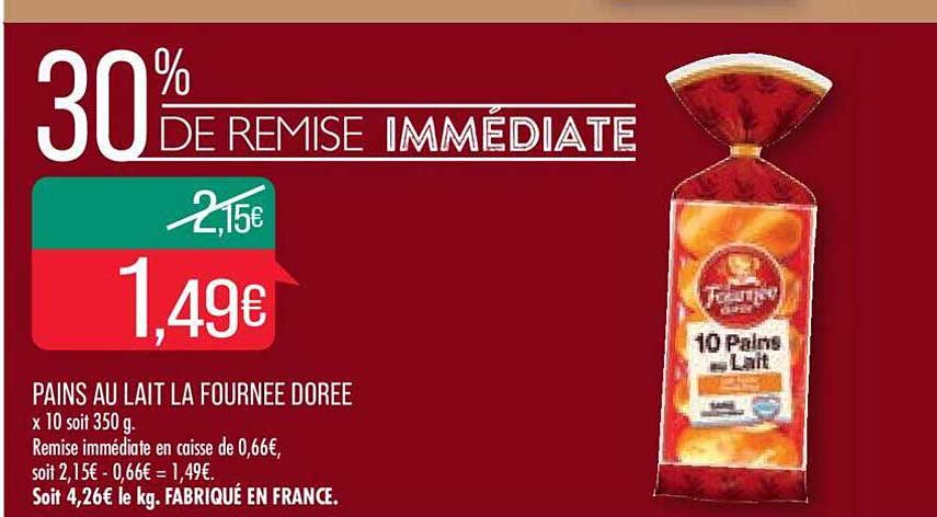 pains au lait la fournée dorée