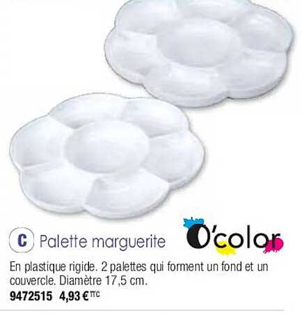 palette marguerite o'color
