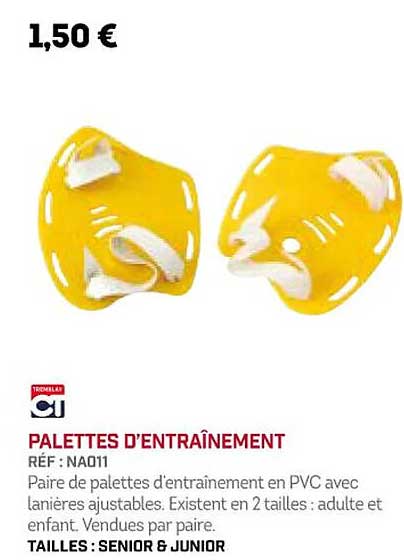 palettes d'entraînement