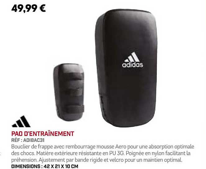 pao d'entraînement adidas