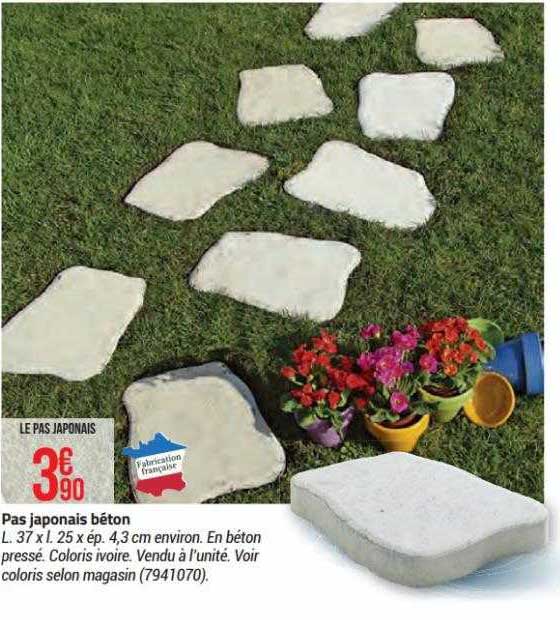 Pas Japonais Béton