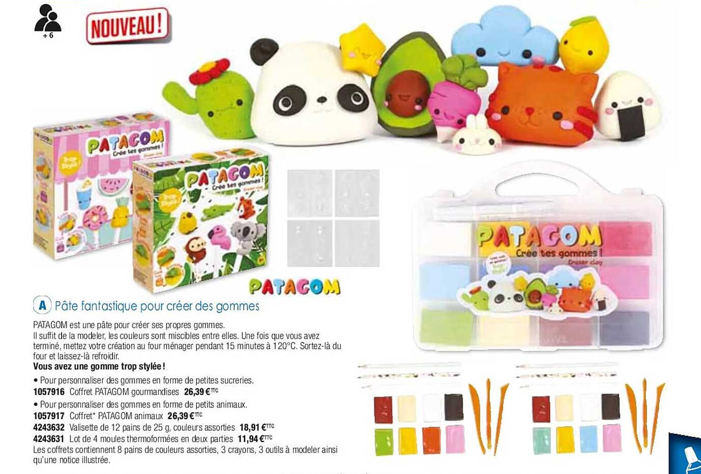 pâte fantastique pour créer des gammes patagon