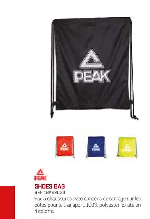peak shoes bag