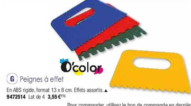 peignes à effet o'color