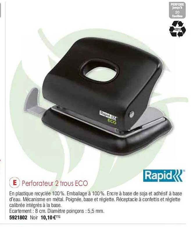 perforateur 2 trous éco rapid