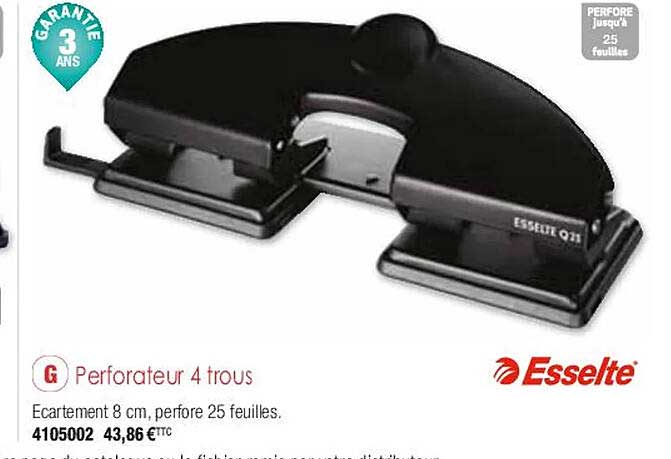 perforateur 4 trous esselte