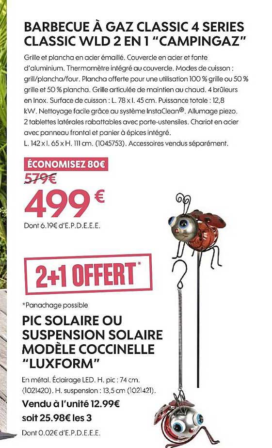 pic solaire ou suspension solaire modèle coccinelle luxform