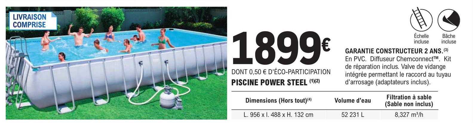 Piscine Power Steel Bestway