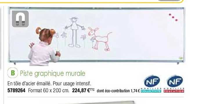 piste graphique murale