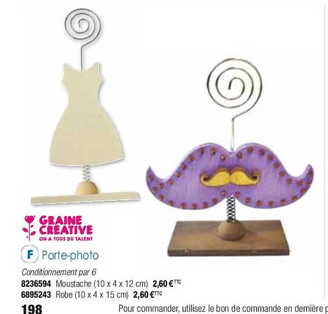 porte-photo graine créative