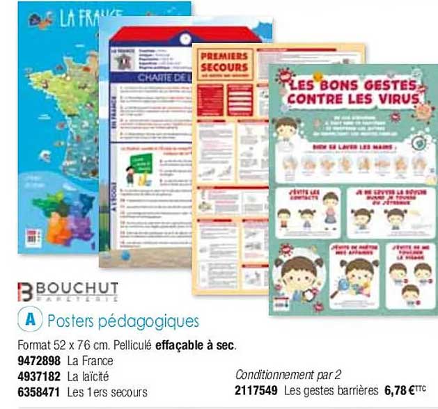 posters pédagogiques bouchut