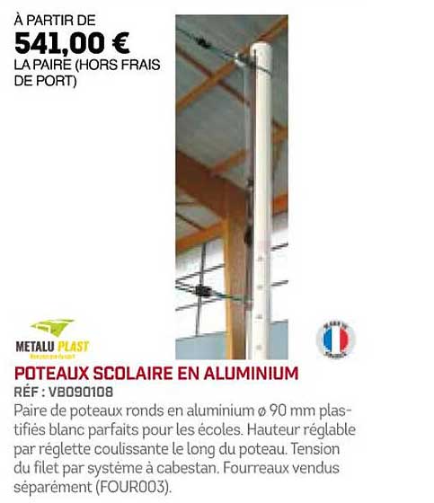 Poteaux Scolaire En Aluminium Metalu Plast