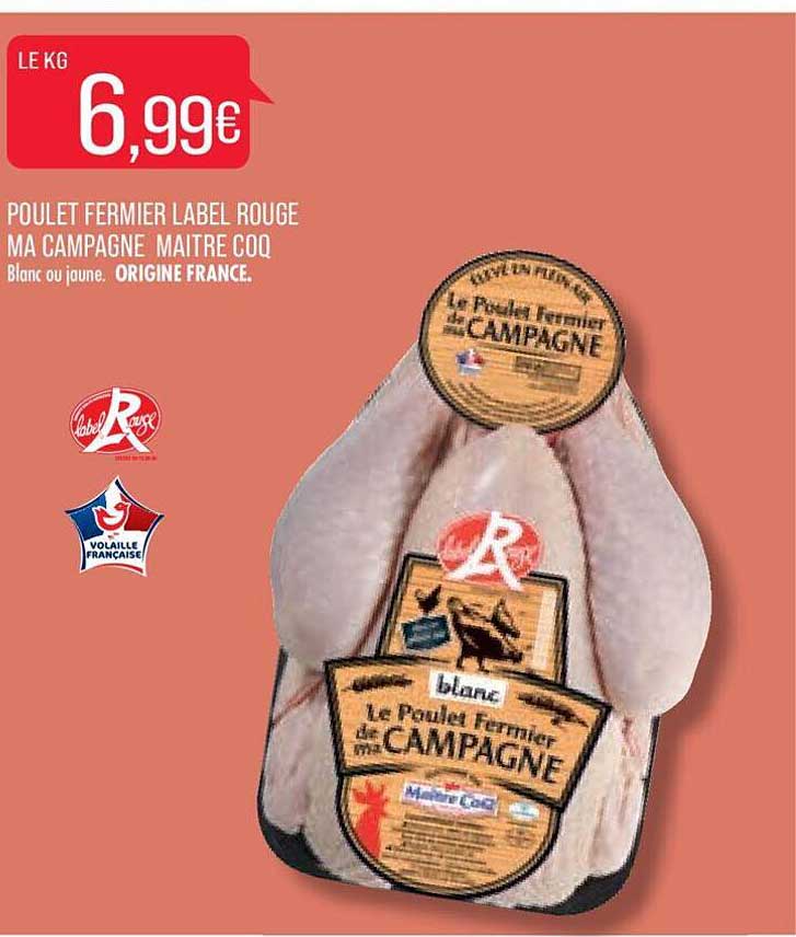 poulet fermier label rouge ma campagne maître coq