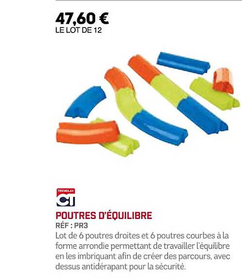 poutres d'équilibre