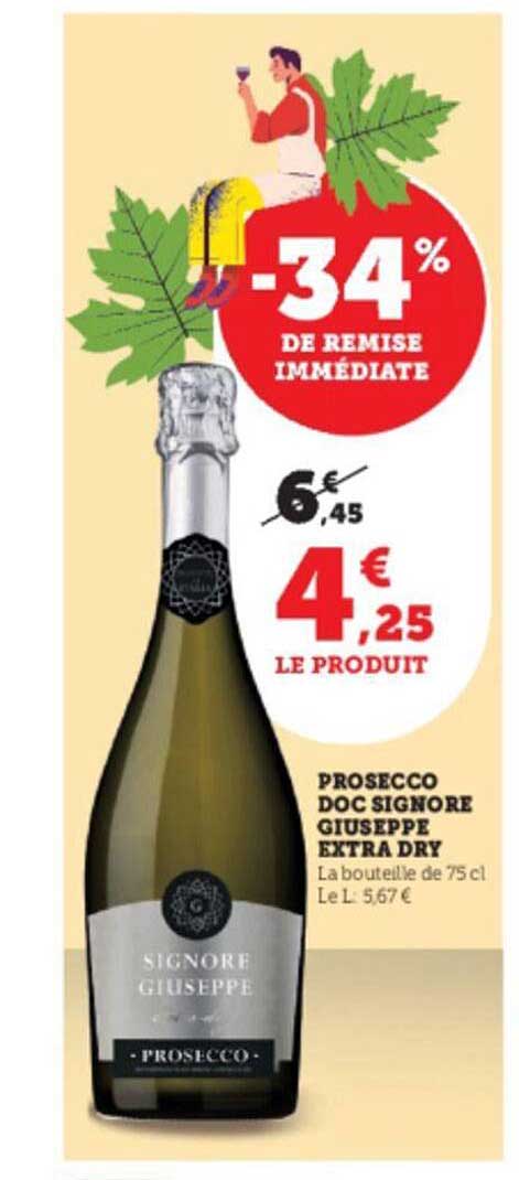 prosecco doc signore giuseppe extra dry