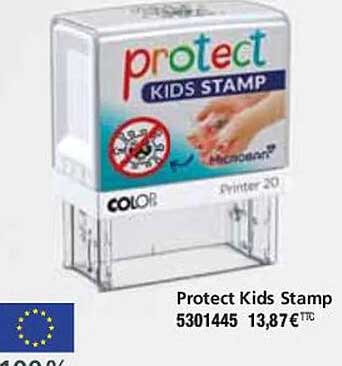 protect kids stamp