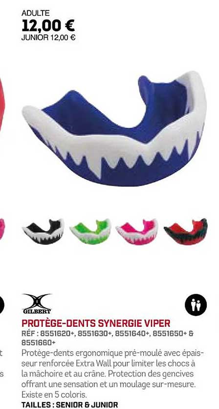 protège-dents synergie viper gilbert