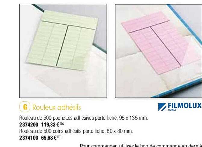 rouleux adhésifs filmolux