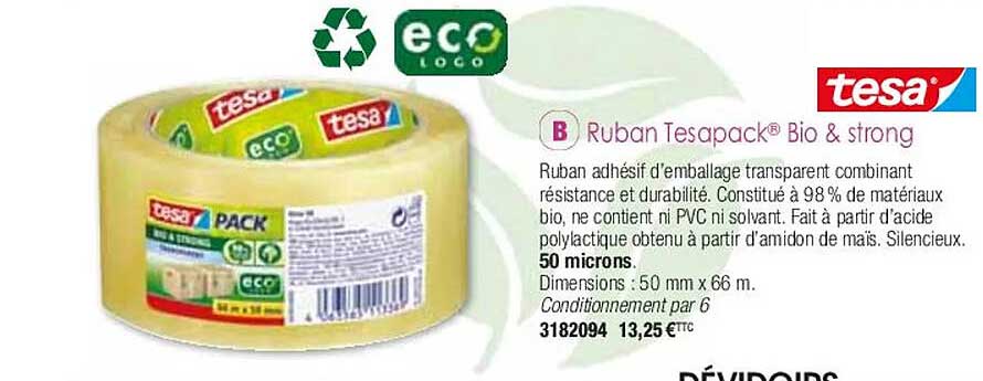 ruban tesapack bio & strong tesa