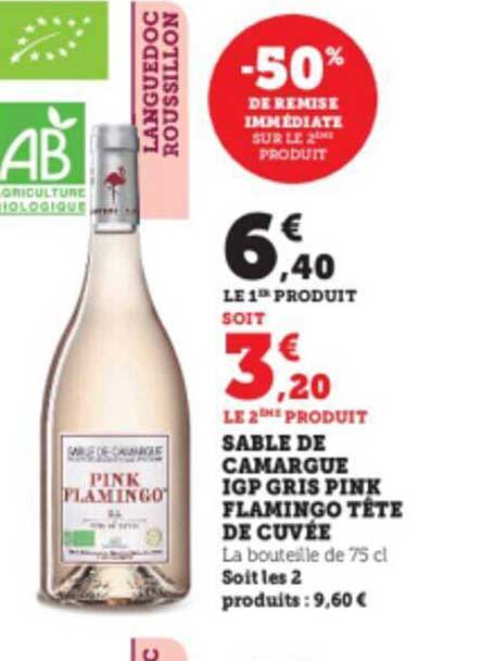 sable de camargue igp gris pink flamingo tête de cuvée