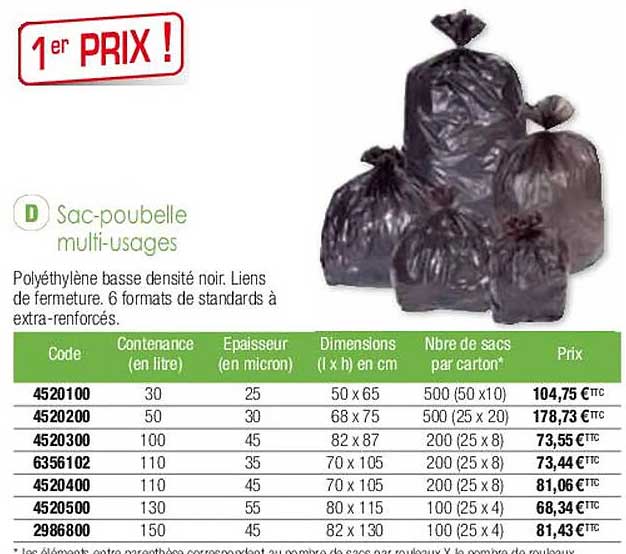 sac-poubelle multi-usages