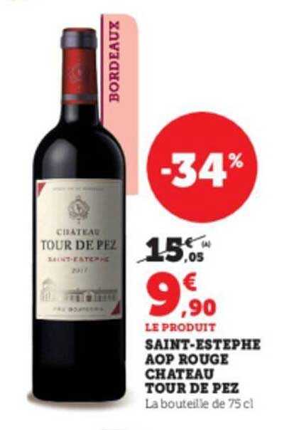saint-estephe aop rouge château tour de pez