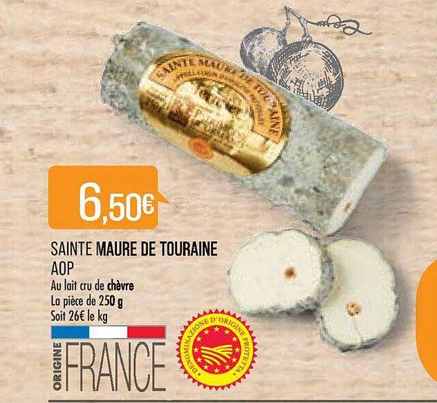 sainte maure de touraine aop