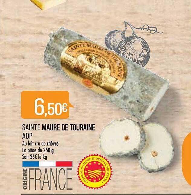 sainte maure de touraine aop