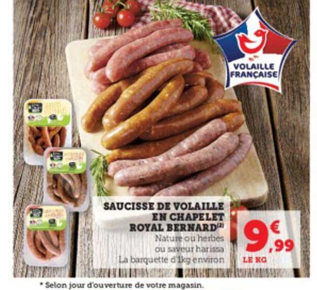 Saucisse De Volaille En Chapelet Royal Bernard